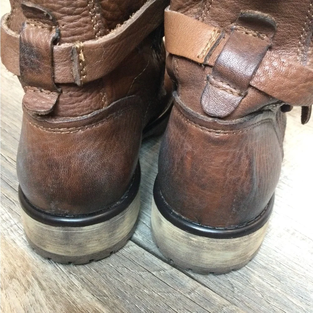 LAST CHANCE- Steve Madden Banddit Genuine Leather Mid-Calf Boots - Picture 5 of 10
